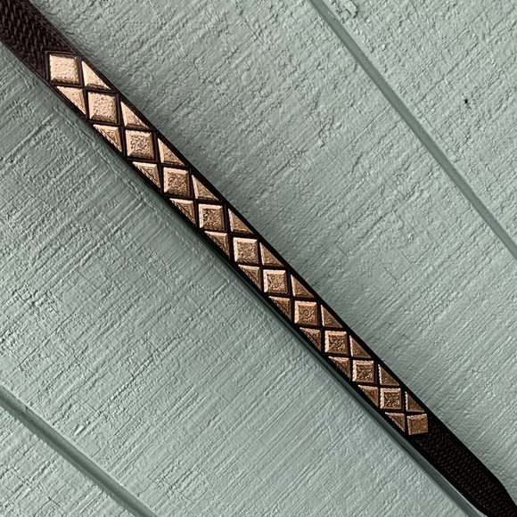 NOCONA black belt 36 concho basket weave - Picture 6 of 10